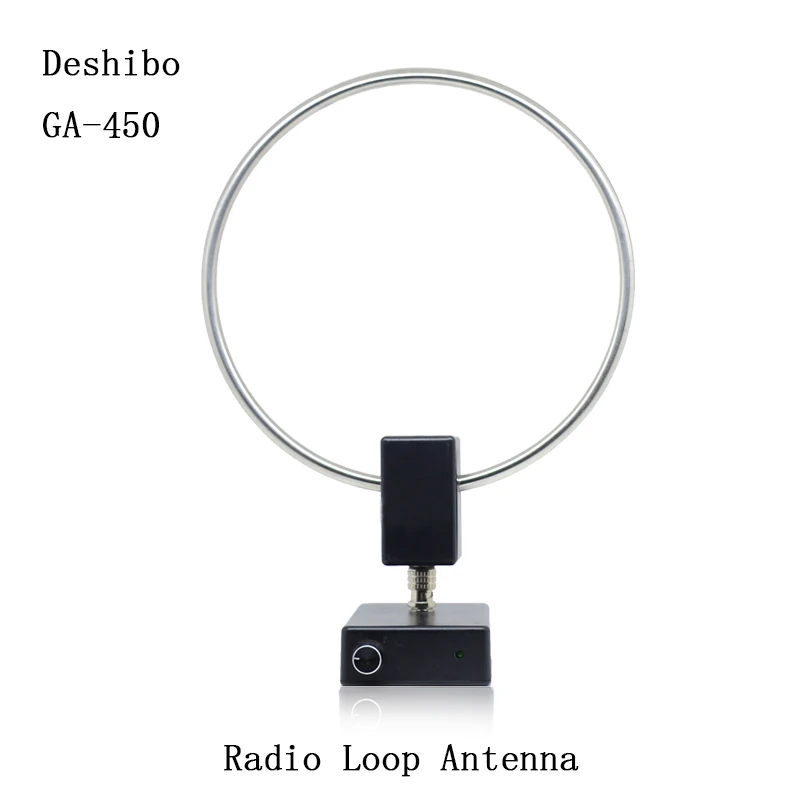 GA450 Loop Antenna SDR Short Medium Wave HF Radio VOA Antenna SW 2.30-30MHz MW 522-1710KHz For Malachite SDR radio Tescun