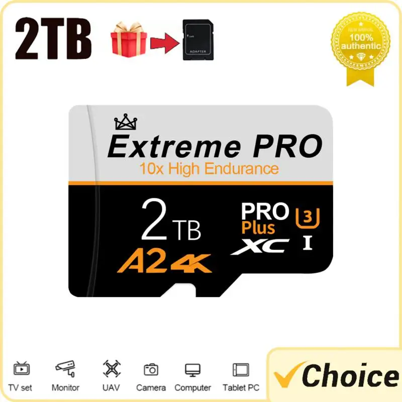 2TB Hochgeschwindigkeits-Flash 128GB a2-Speicherkarte 1TB 512GB 256GB Klasse 10 Tarjeta Micro-TF-SD-Karte für tragbare Mobiltelefone