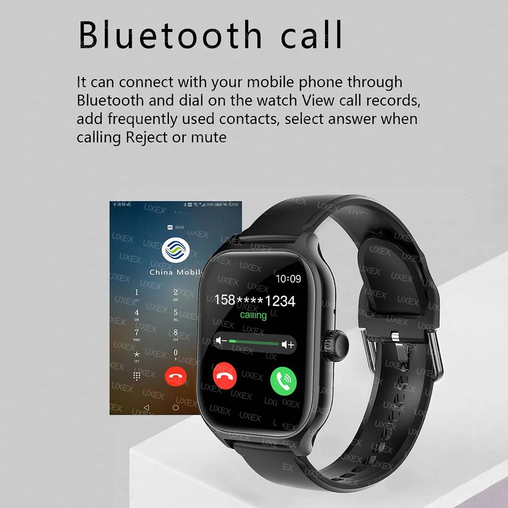 الرياضة النساء بلوتوث دعوة الساعات لنظام أندرويد IOS ساعة عرض الصحة المقتفي وضع الرياضة مشاهدة الرجال Diy وجوه هدية عيد الميلاد