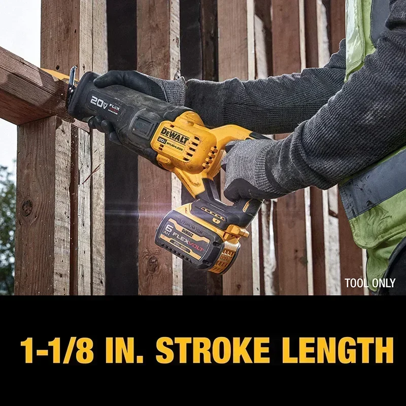 DEWALT DCS386 20V MAX Reciprocating Saw Advantage Brushless Motor Speed Adjustable Cordless Saber Saw Machine DCS386B