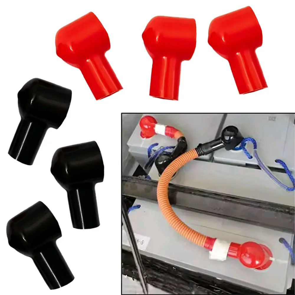 

20 шт., крышка клемм аккумулятора, ботинки, изолирующая защитная крышка с наконечником, автомобильный аккумулятор, катод, положительная клеммная крышка, изоляция корабля