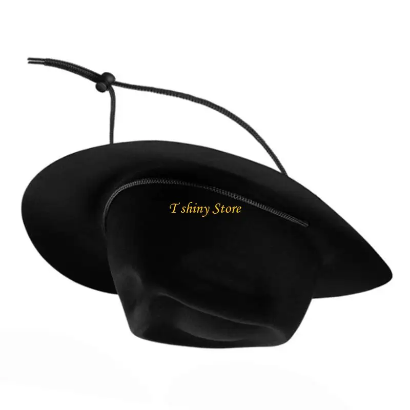 

N58F Нетканая детская ковбойская шляпа для девочек, шляпа для ролевых игр, шляпа для девочек, модные сценические головные уборы