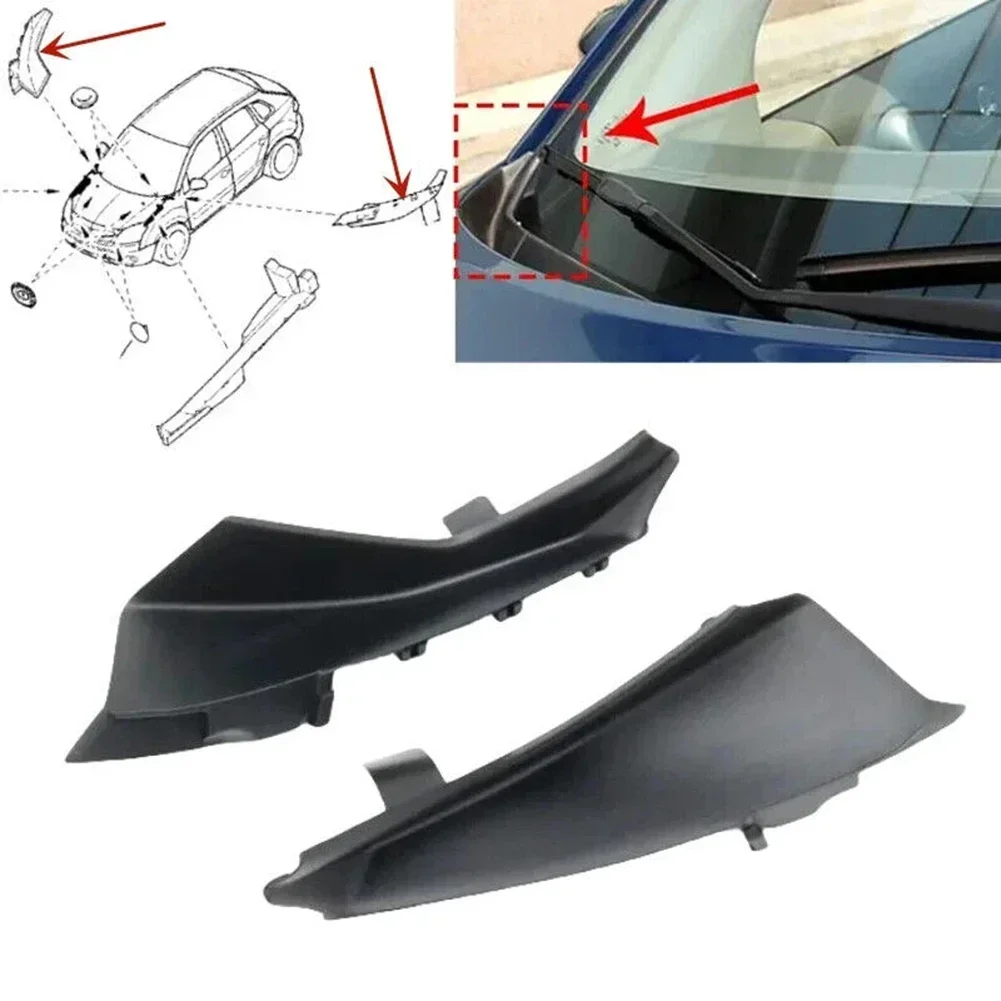 Auto Front Corner Windshield Wiper Cowl Trim Cover For Koleos HY 2007-2016 LH 66895JY00A RH 66894JY00A Plastic Car Accessories