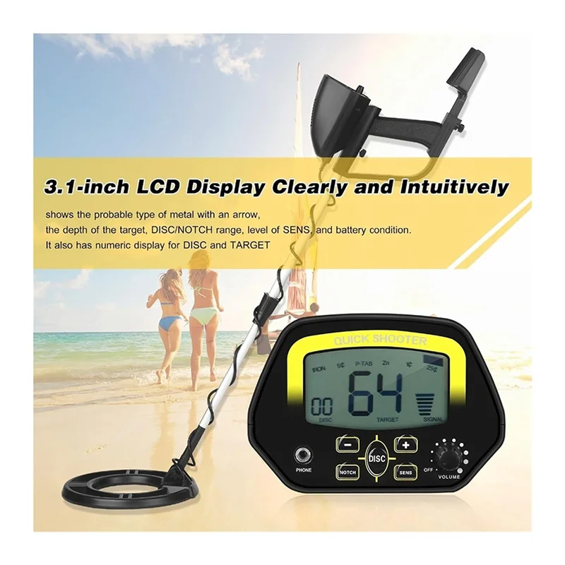 

【NEW】Underground Metal Detector Jewelry Metal Detector MD4060 Treasure Accurate Locating Waterproof