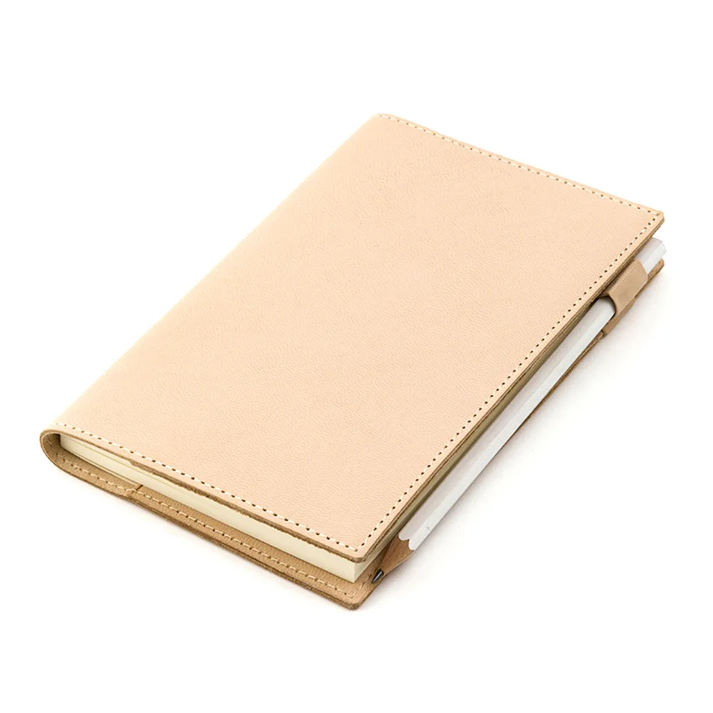 Capa para caderno artesanal vintage a6, capa para diário com suporte para caneta, bolsos interiores para escola e escritório