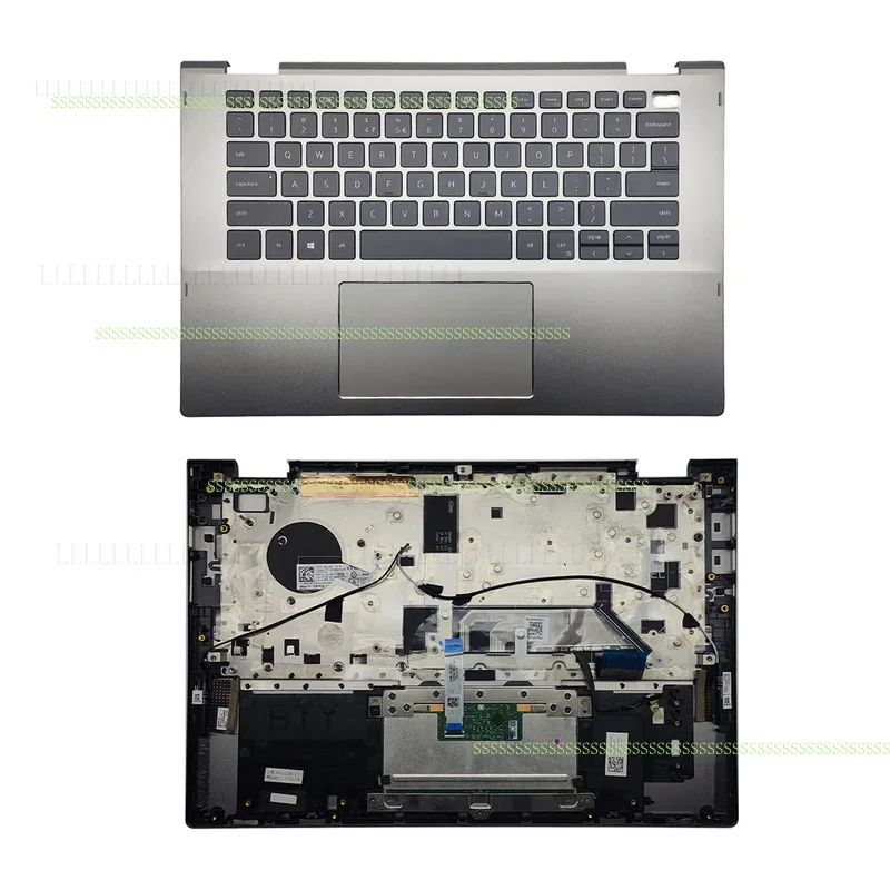 AA + новинка для Dell Inspiron 14 5406 0X46H3, клавиатура и тачпад с подсветкой и упором для рук P126G AA + новинка для Dell Inspiron 14 5406 0X46H3, клавиатура и тачпад с подсветкой и упором для рук P126G