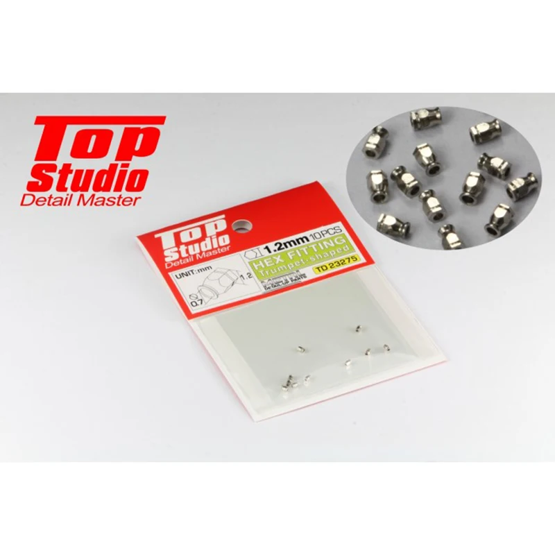 Top Studio Bell Mouth Hexagonal Joint Multiple Specifications Available TD23273-275 Modify and Assemble Model Accessories