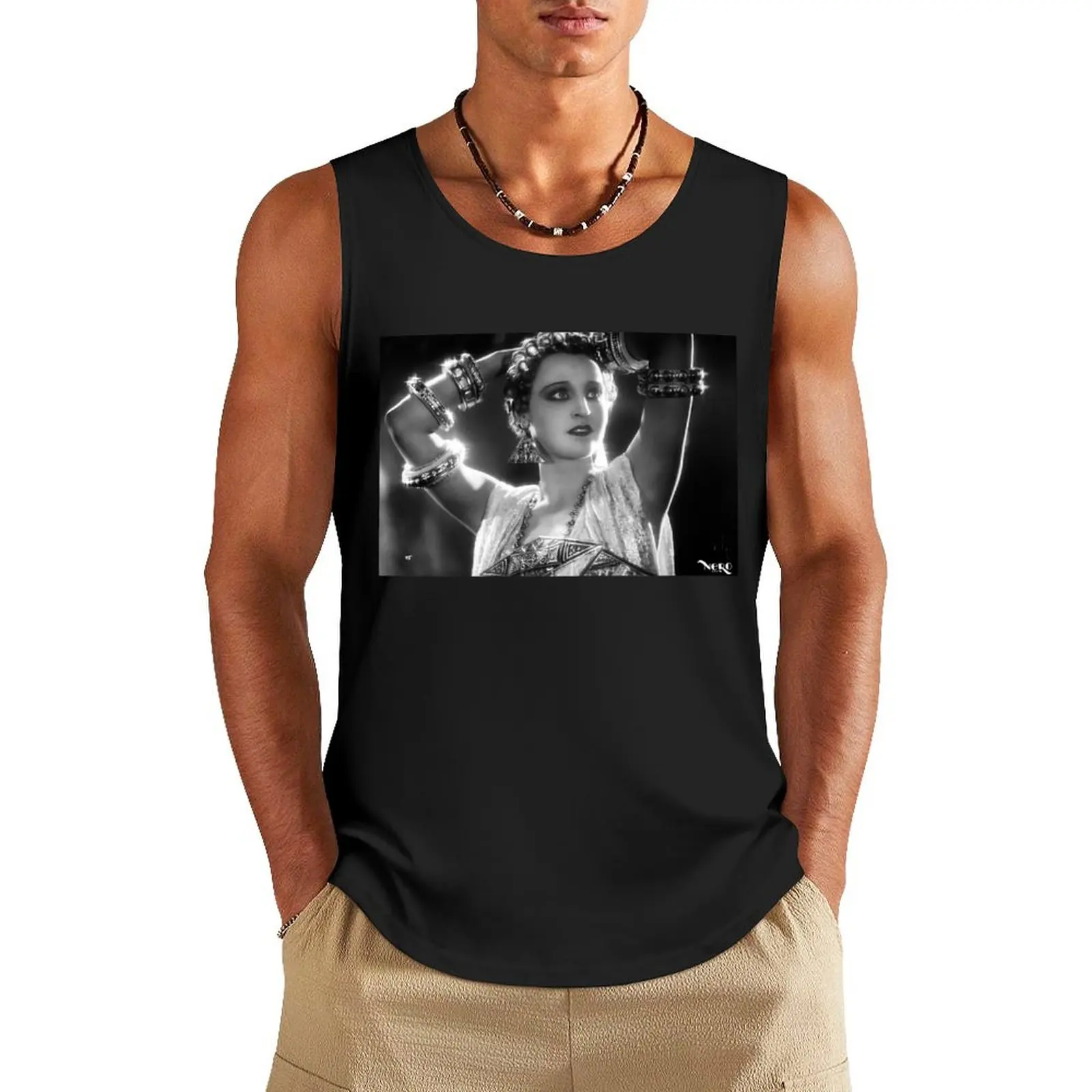 

Brigitte Helm - The Mistress of Atlantis (1932) Tank Top gym training accessories gym top T-shirt men Gym t-shirt man