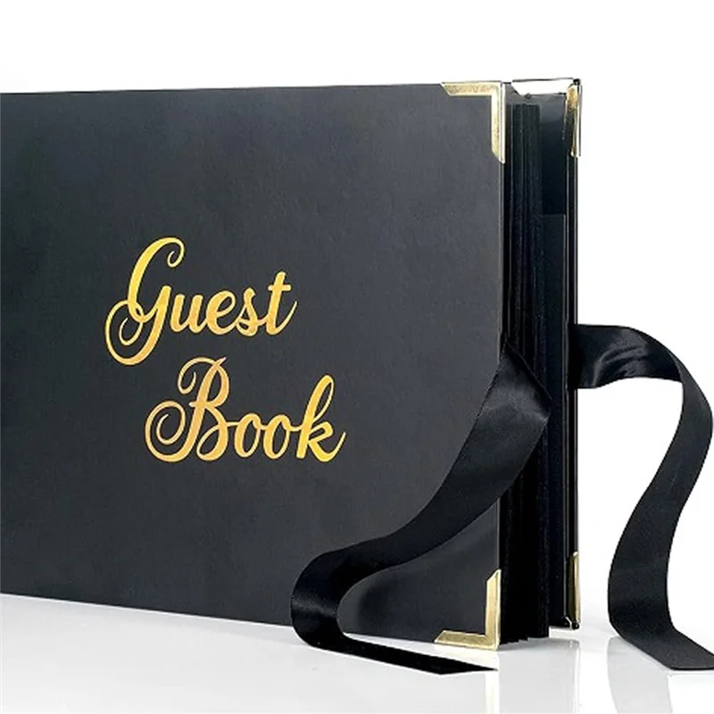 

AED5-Guest Book Wedding Reception Fit For Guests To Sign,Sign In Book For Funeral,Graduation,Baby Shower A