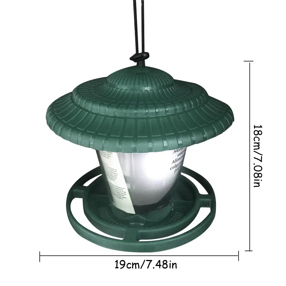 Mangiatoia per uccelli da appendere alla finestra Contenitore per alimenti per uccelli impermeabile Dispenser per cibo per arachidi Strumento per l'alimentazione degli uccelli da giardino all'aperto