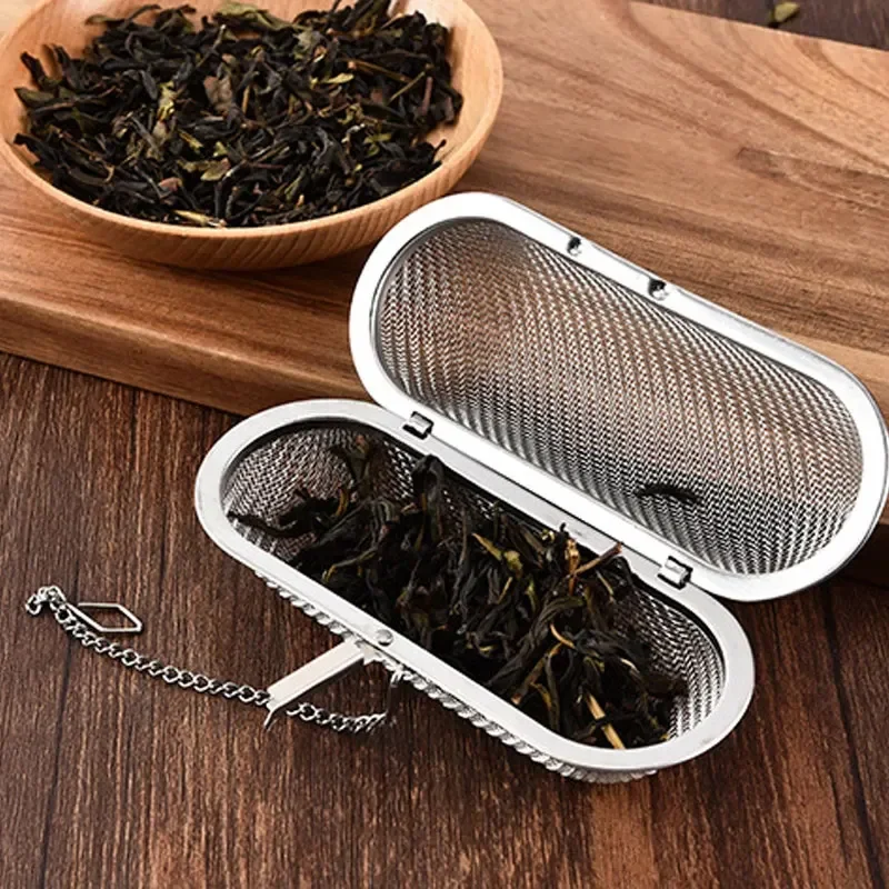 Reusable Tea Infuser Tea Accessories Tea Filter Stainless Steel Spice Loose  Leaf Herbal Kitchen Gadgets  Strainer Tools