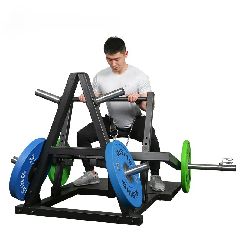 Kylinsport  Home gym squat machine gym equipment adjustable weight Strength Plate Loaded Hip Belt Squat Machine