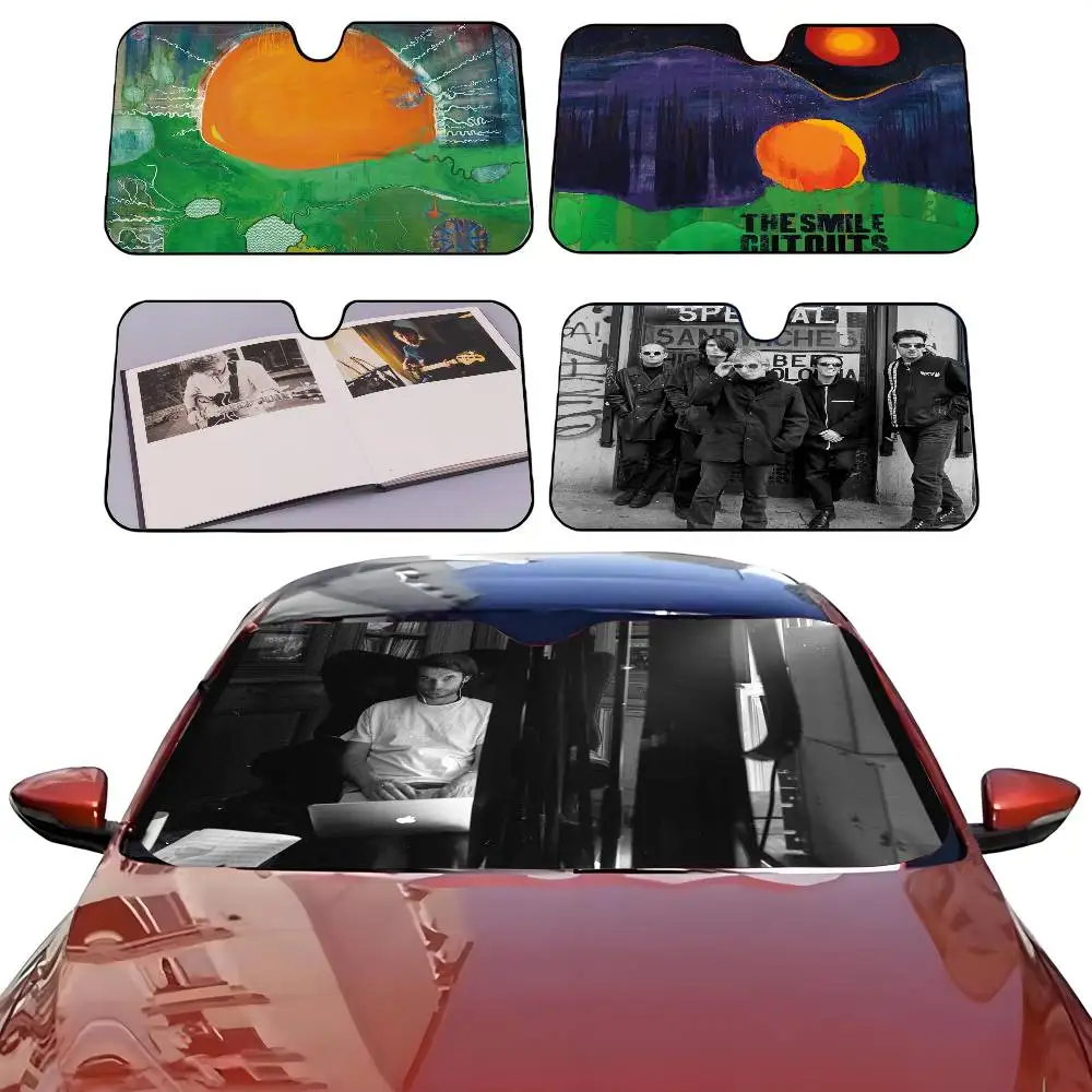 

Солнцезащитный козырек для автомобиля Band R-Radiohead, зонтик от солнца на лобовое стекло автомобиля, защита от ультрафиолета и внутренний охладитель