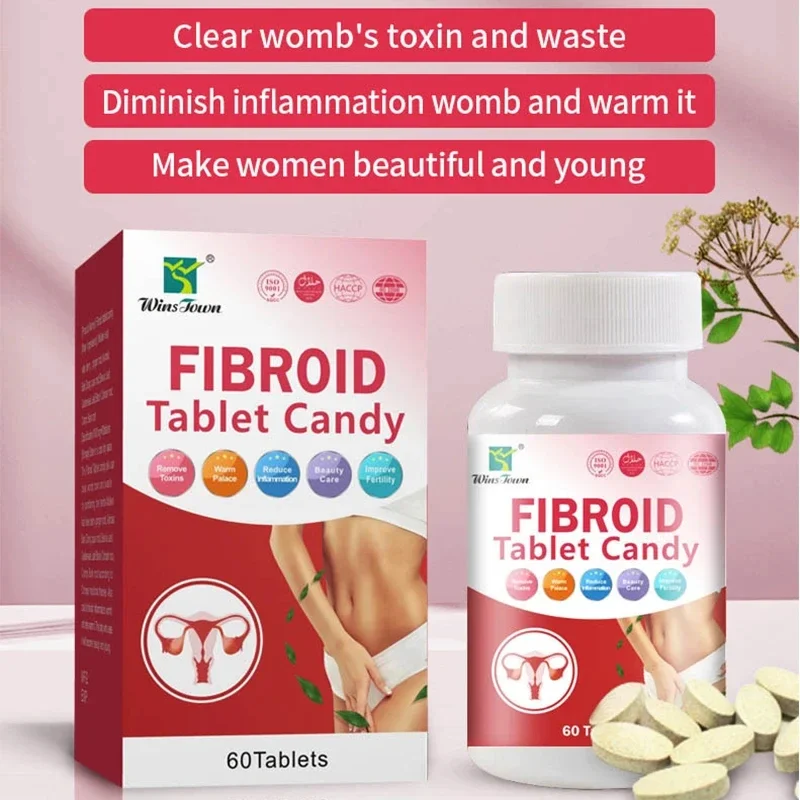 1 Bottle Fibrous Tablets Pills Can Eliminate Uterine Toxins Restore and1bag Fibroid Tea Powerful Natural Antioxidants Help Clear