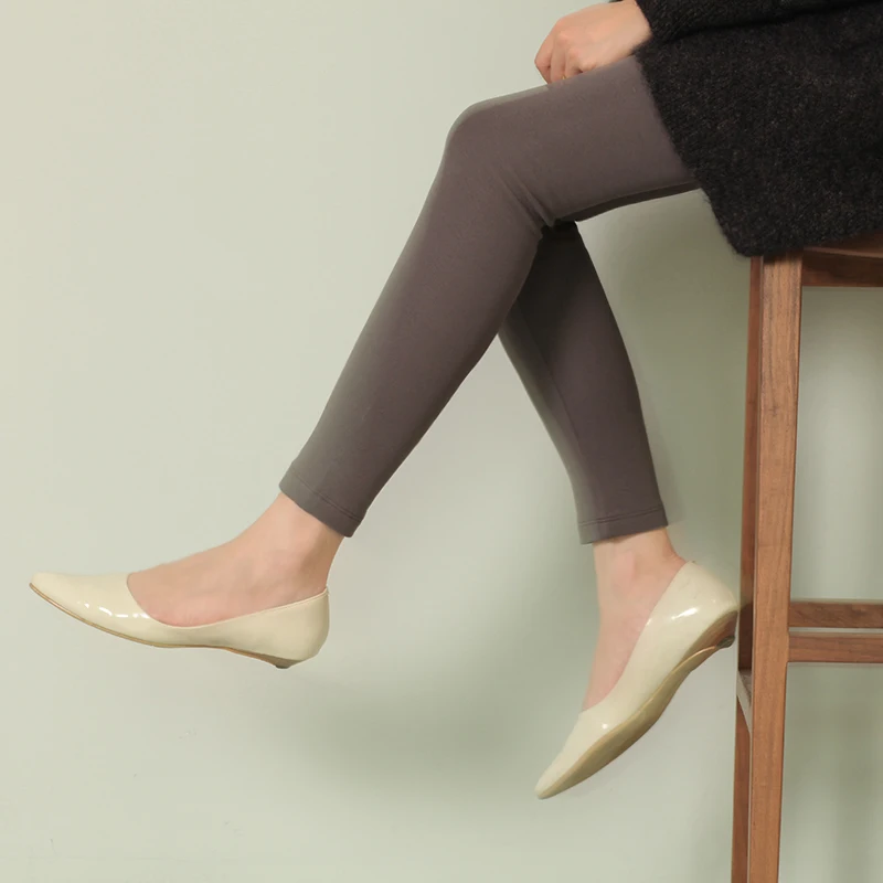 

Женские зимние брюки Fce Lined Base Layer, базовые, из смесового хлопка и полиэстера, длина 7/9 длины ноги