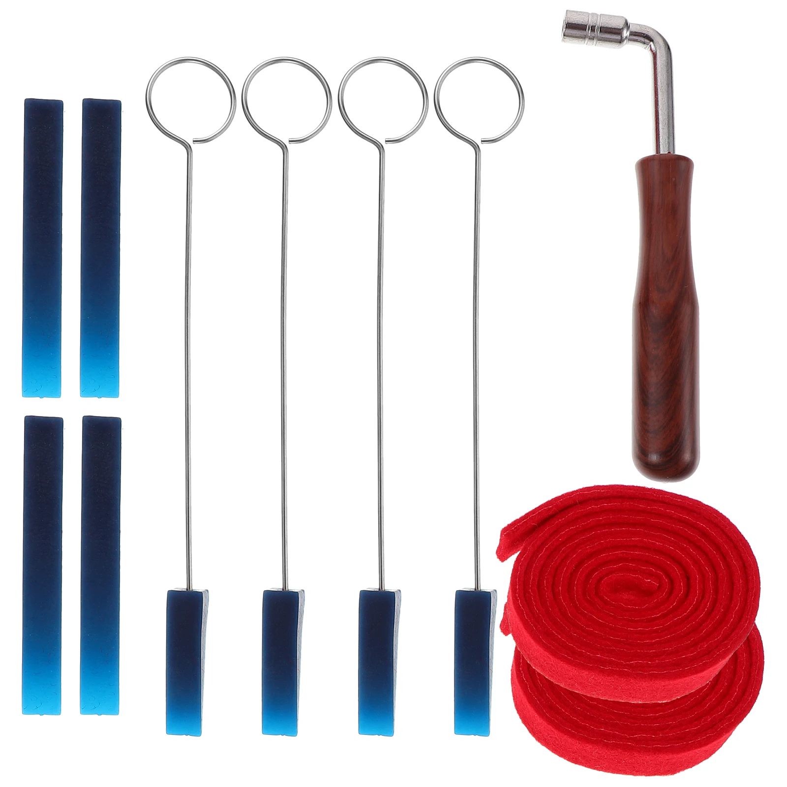 

1 Set Piano Tuning Tool Kit Professional Tuning Wrench Hammer Repair Tools For Various Brands Durable Metal Rubber Portable