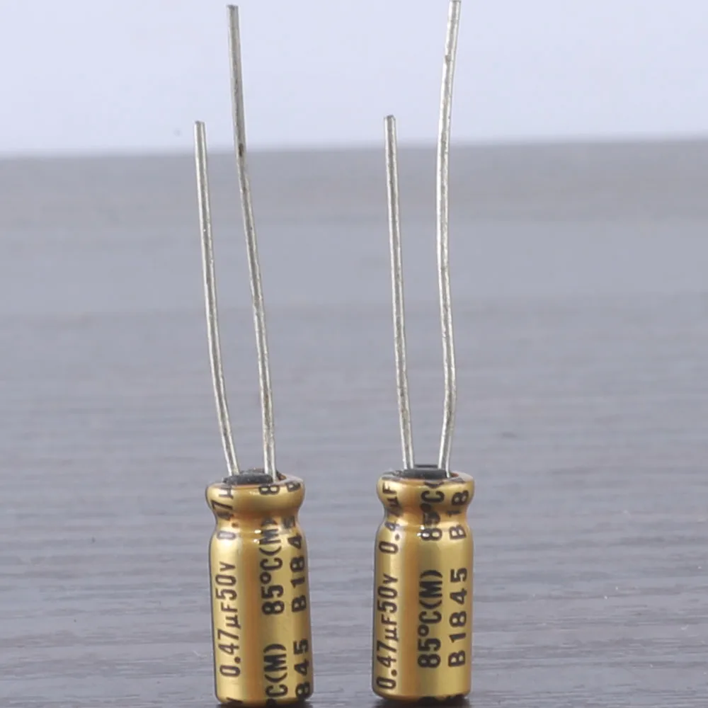 10pcs 0.47uF 50V NICHICON FG(Fine Gold) 5x11mm 50V0.47uF Top Grade Audio Capacitor