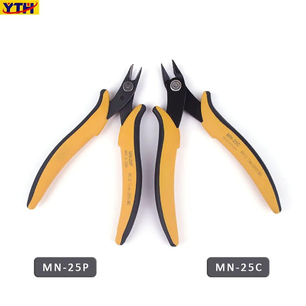 Multistyle Mini Wire Cutter Diagonal Pliers Small Cutter Electronic Pliers Wires Insulating Rubber Handle Model Hand Tools DIY