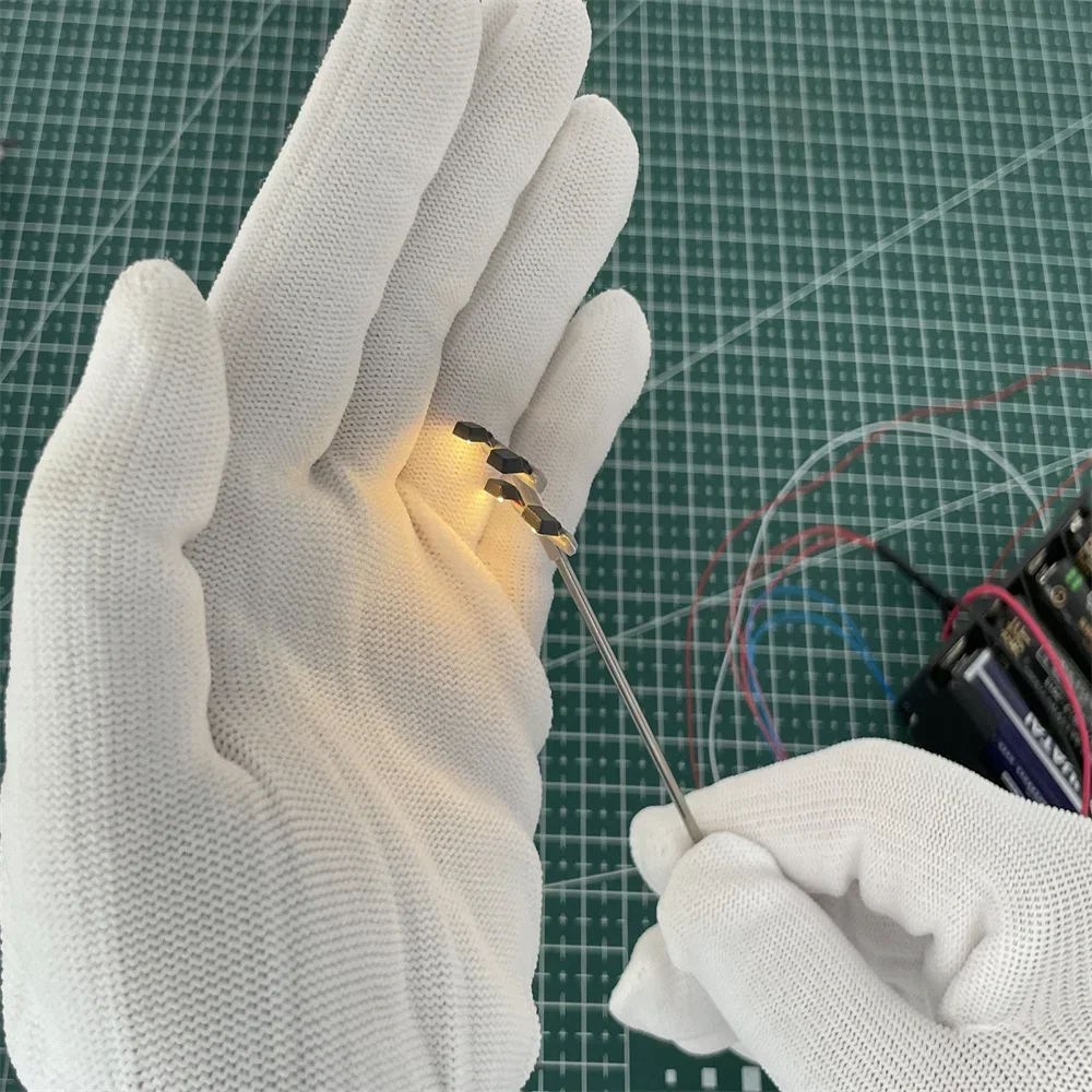 Ręcznie wykonane zabawki rzemieślnicze Miniaturowe klocki do budowania Zestaw świateł ulicznych w skali Ho