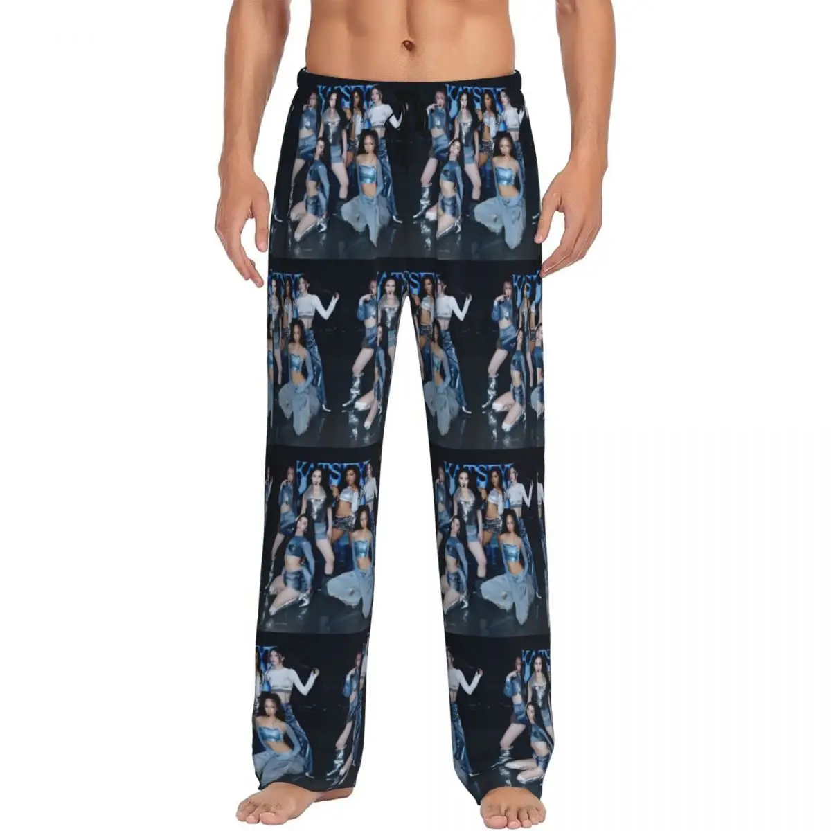 

Custom Printed Men's K-Katseyes Pajama Pants Girls Group Sleepwear Sleep Lounge Bottoms with Pockets