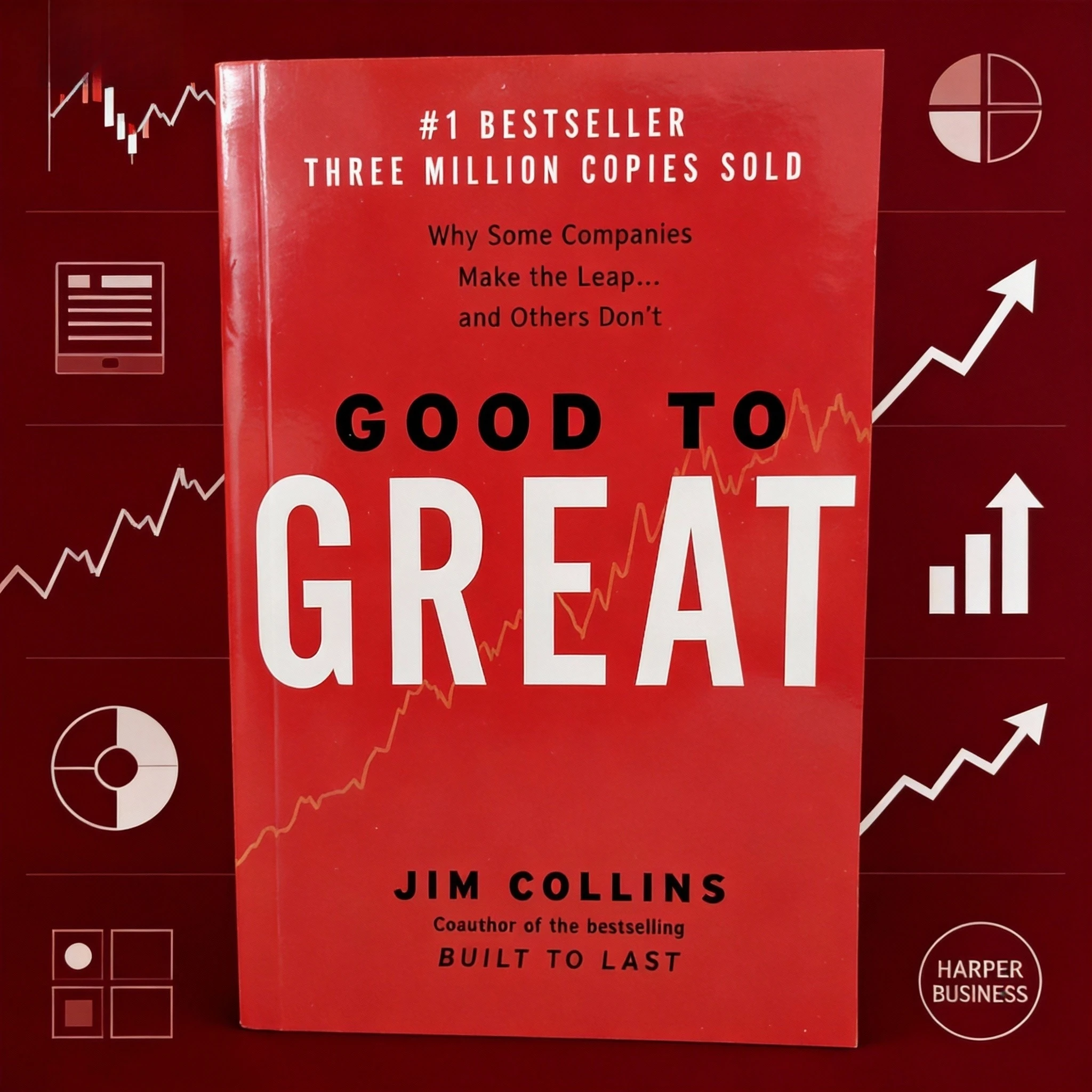 

Good To Great By Jim Collins - Business Management & Corporate Strategy Book for Entrepreneurs & Leaders