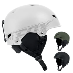 BATFOX Snowboardhelm voor volwassenen Geïntegreerde ski-snowboardhelm Heren Dames Winter Warme voering Sneeuwskateboard Skihelm