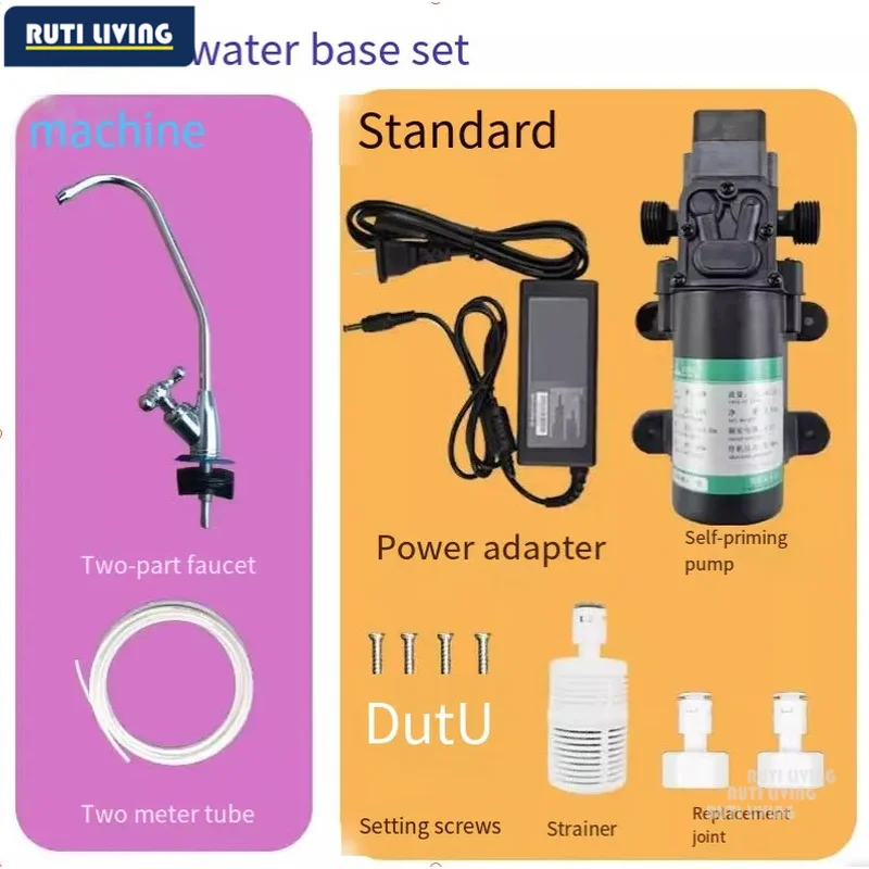 Automatic Water Bucket/Sink Self-Priming Pump DIY Washstand Electric Faucet with Auto Start/Stop Pump