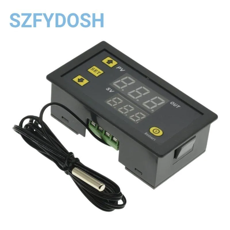 W3230 Digital Temperature 12V 24V 220V Thermostat Regulator Heating Cooling Control Thermoregulator