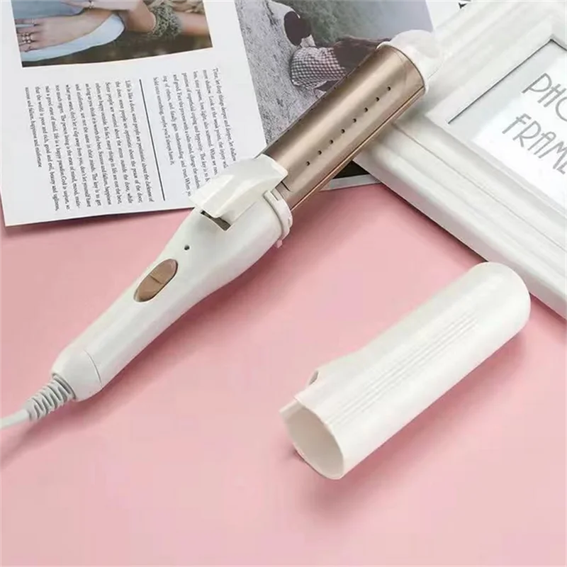 Professional 3-in-1 Gold Ceramic Hair Curling Iron Hair Styling Tools Hair Straightener And Heated Roller For Curls And Styles
