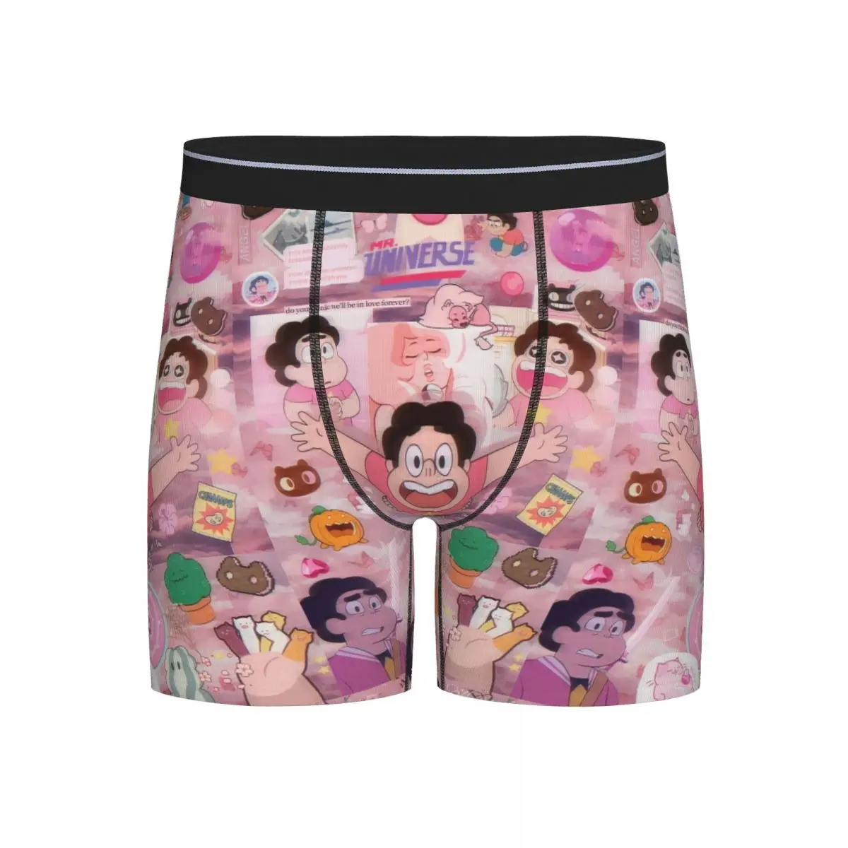 

Long Boxer Underpants Shorts Steven Universe Panties Men's Soft Underwear for Homme Man Boyfriend Gifts