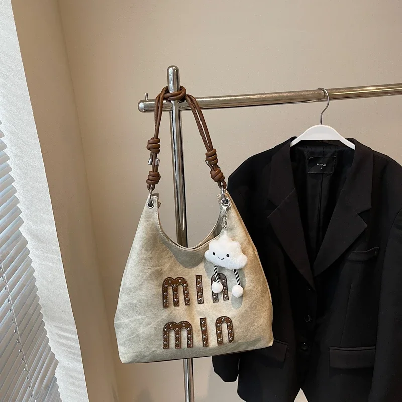 

Elegant Minimalist Women Shoulder Bag Luxury Leather Tote High End Crossbody Handbag Vintage Classic