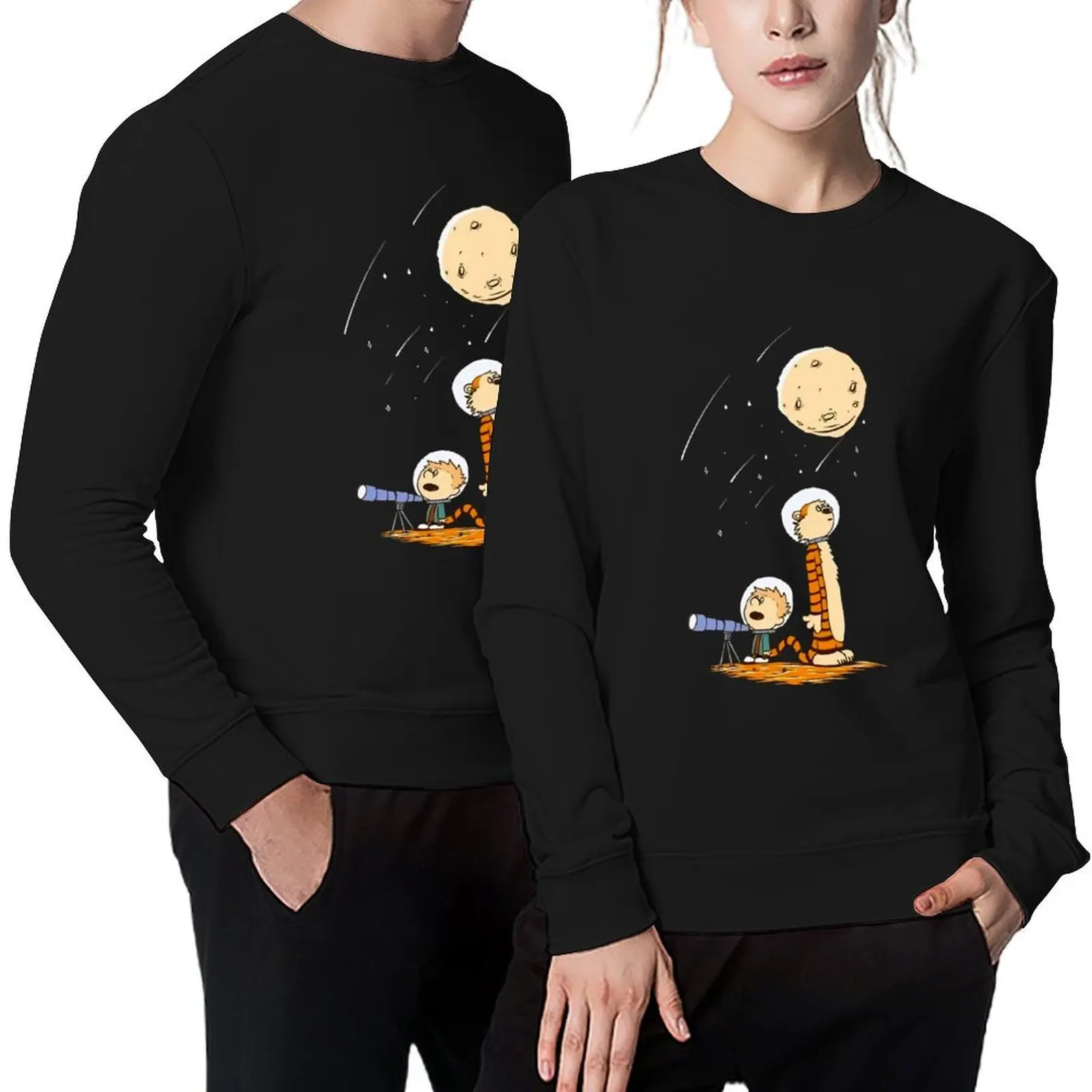 

Calvin And Hobbs Calvin And Hobbs Calvin And Hobbs Pullover mens clothes men's sweat-shirt set men wear sweatshirt