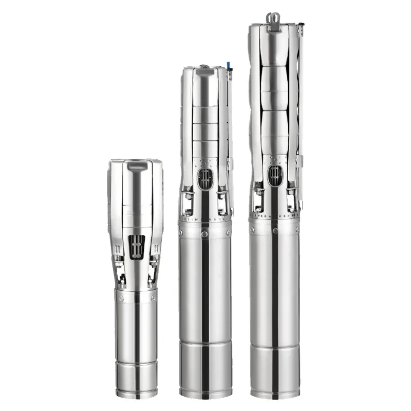 

220v 380v 4inch 2.2kw S Submersible Water Pump For Deep Well Big Flow Deep Well Pumps Prices For Sale