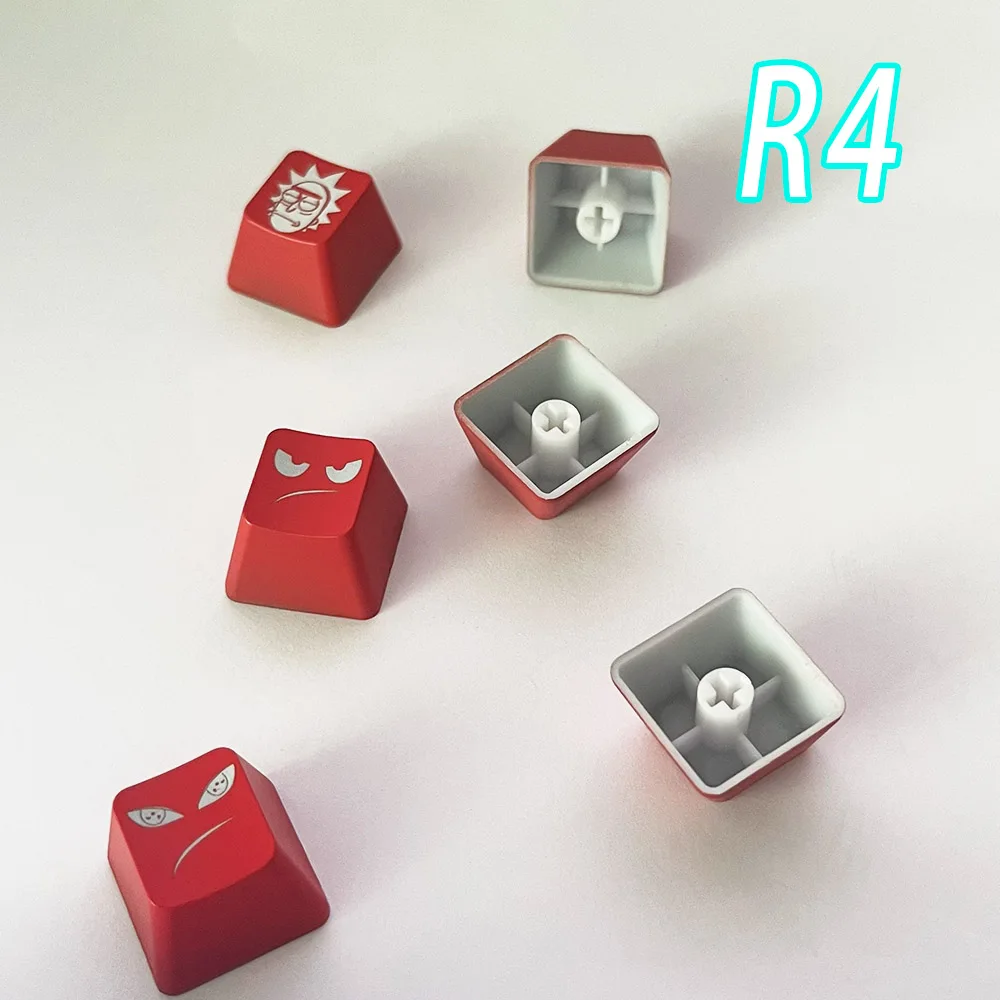 ESC Keycap for Mechanical Keyboards – R4 Height, Red Color ABS Crafted, Cool Backlit Effect, BRILA KeyCaps – Custom Gaming Style