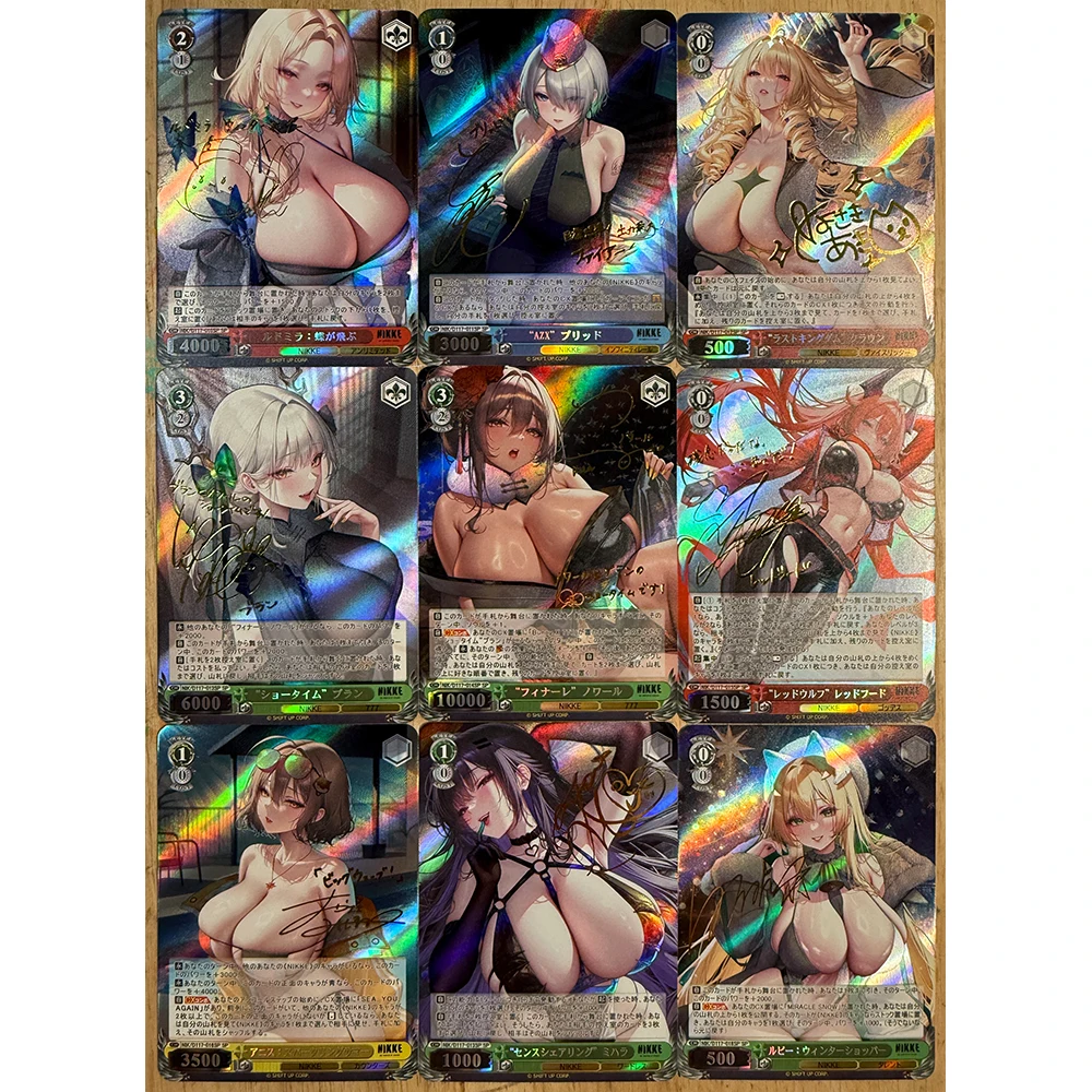 Anime Weiss Schwarz DIY ACG Hoshino Ai Arima Kana Ayanami Rei Asuka Langley Soryu Collectible Cards Toys for Boys Birthday Gift