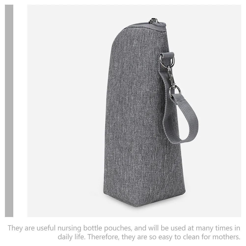 

Изолированная сумка для бутылочки с молоком, портативная сумка для детской бутылочки, ремешок на руку, зажим для коляски, кормление, термохранение, дорожный аксессуар