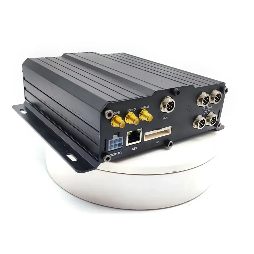 8 Channels 1080P H.265 Mobile DVR Max 4TB HDD Storage MDVR Fleet Management System Video Recorder with 4G GPS