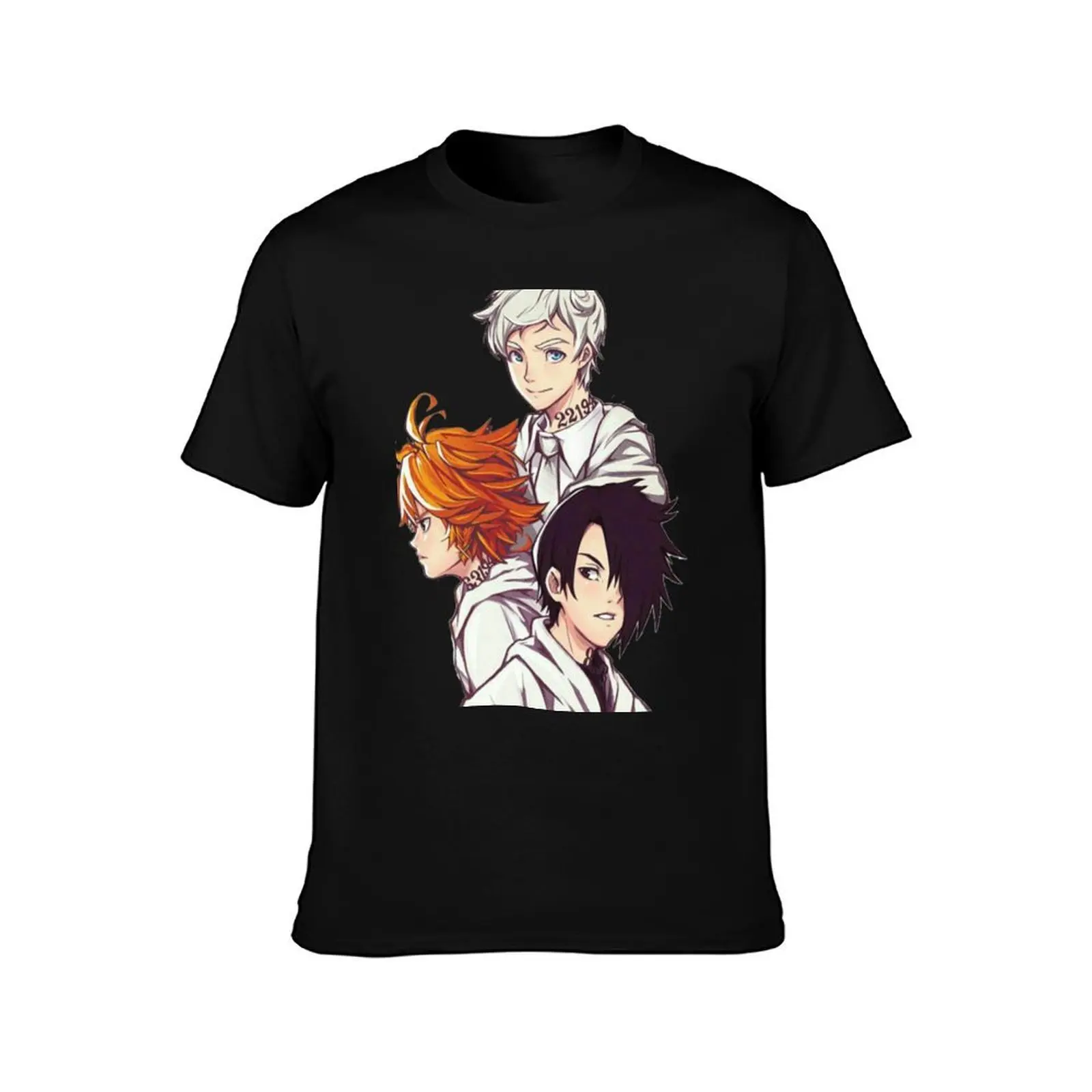 وعد نيفرلاند: لطيف راي إيما و نورمان تي شيرت رجل تي شيرت الصيف رجالي جرافيك تي شيرت رجل تي شيرت جرافيك تي شيرت #2