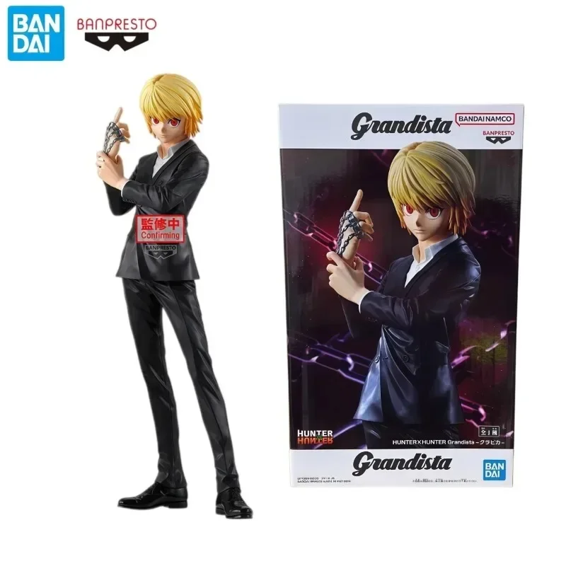 100% Original Banpresto Bandai Hunter X Hunter Kurapika Black Formal Suit Chain Accessory PVC Anime Collectible Display Statue view 4