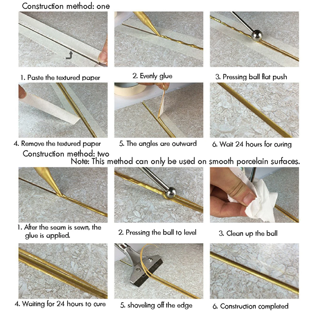 Pistola de cartucho de doble componente de acero de 400ml, aplicador Manual hidráulico, pistola de calafateo para costura de azulejos de cerámica,