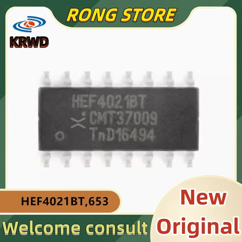 15 buah hep4021bt Chip IC baru dan asli hep4021bt, 653 SOIC-1 hep4021 68 bit chip register shift statis