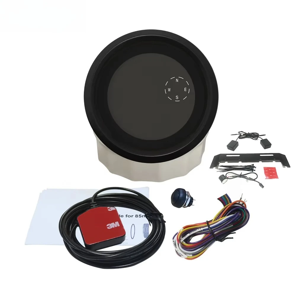 ELING 85mm(3 3/8'') Speedometer 0-299km/h Knots MPH Odometer With 0-19999RPM Tachometer for Car Boat RV Motorcycle With BSD 6