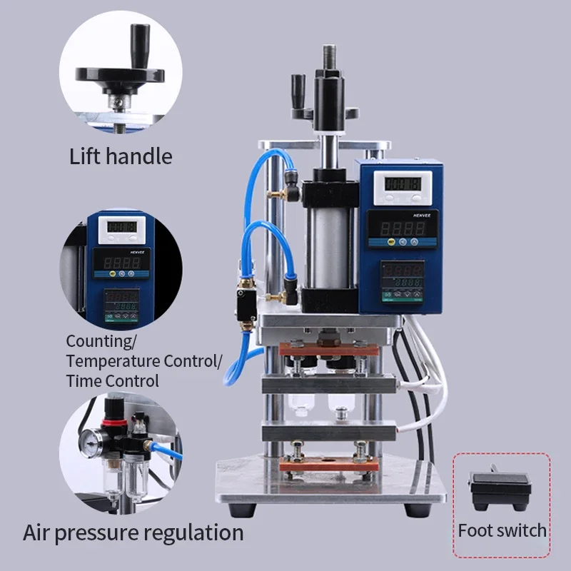 LY 跡が残らない完全インテリジェント定温ホットプレスおよびシール機プラスチックフィルム袋シール装置 400 ワット