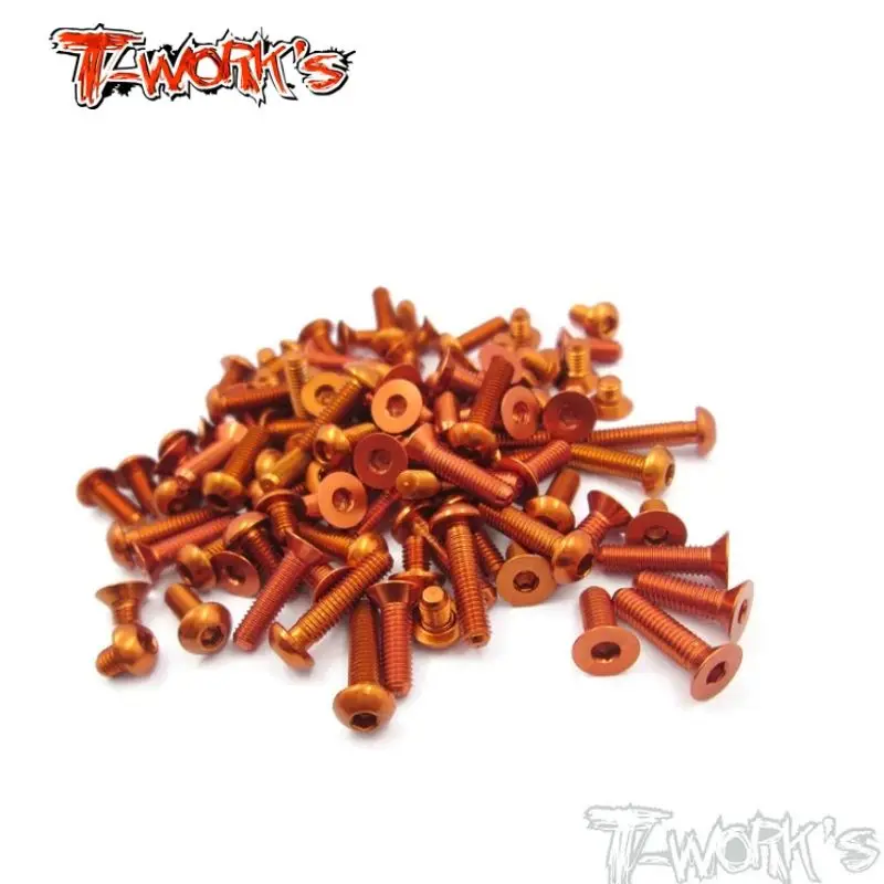 Original T works ASS-S120LT-LR-O 7075-T6 set 60pcs.(For Serpent S120LT-LR) Rc part