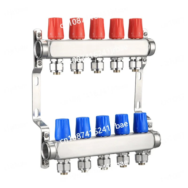 

Radiant Heat Manifold, PEX Tubing Manifolds with Compatible Outlets, for Hydronic Floor Heating(1/2" connectors included