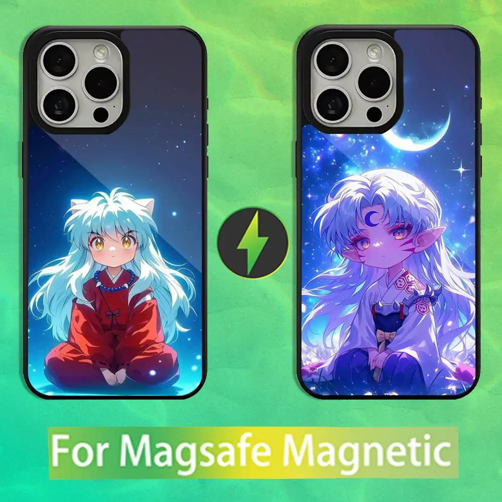 

Anime Inuyasha Popular Phone Case For iPhone 16,15,14,13,12,11,Pro,Max,Plus,Mini,Magsafe,Magnetic Wireless Charging Case