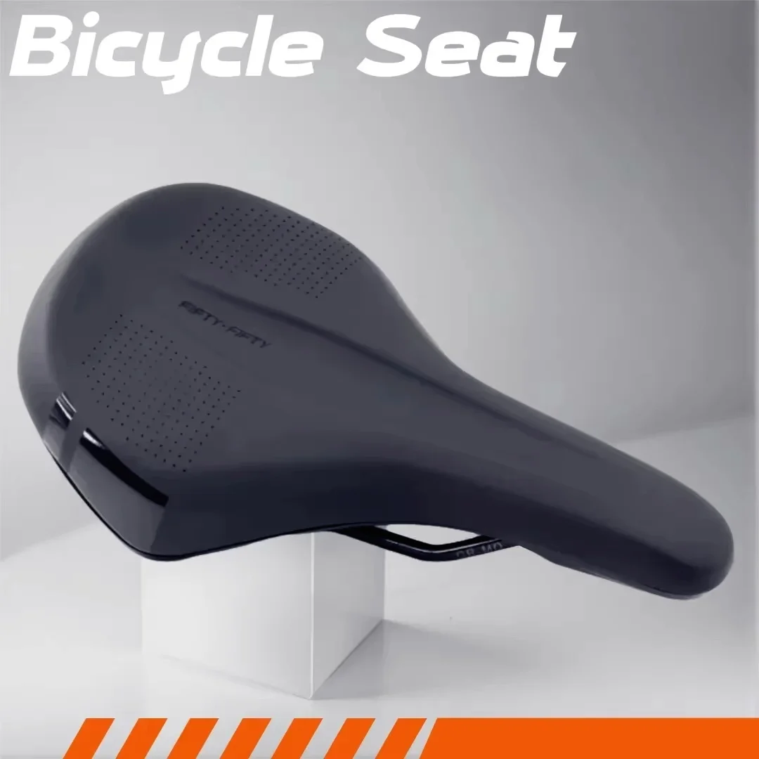 FIFTY-FIFTY MTB Bicycle Seat, Comfortable Memory Foam Bike Seat, for Men and Women, Compatible with MTB, Road Bike, E-MTB