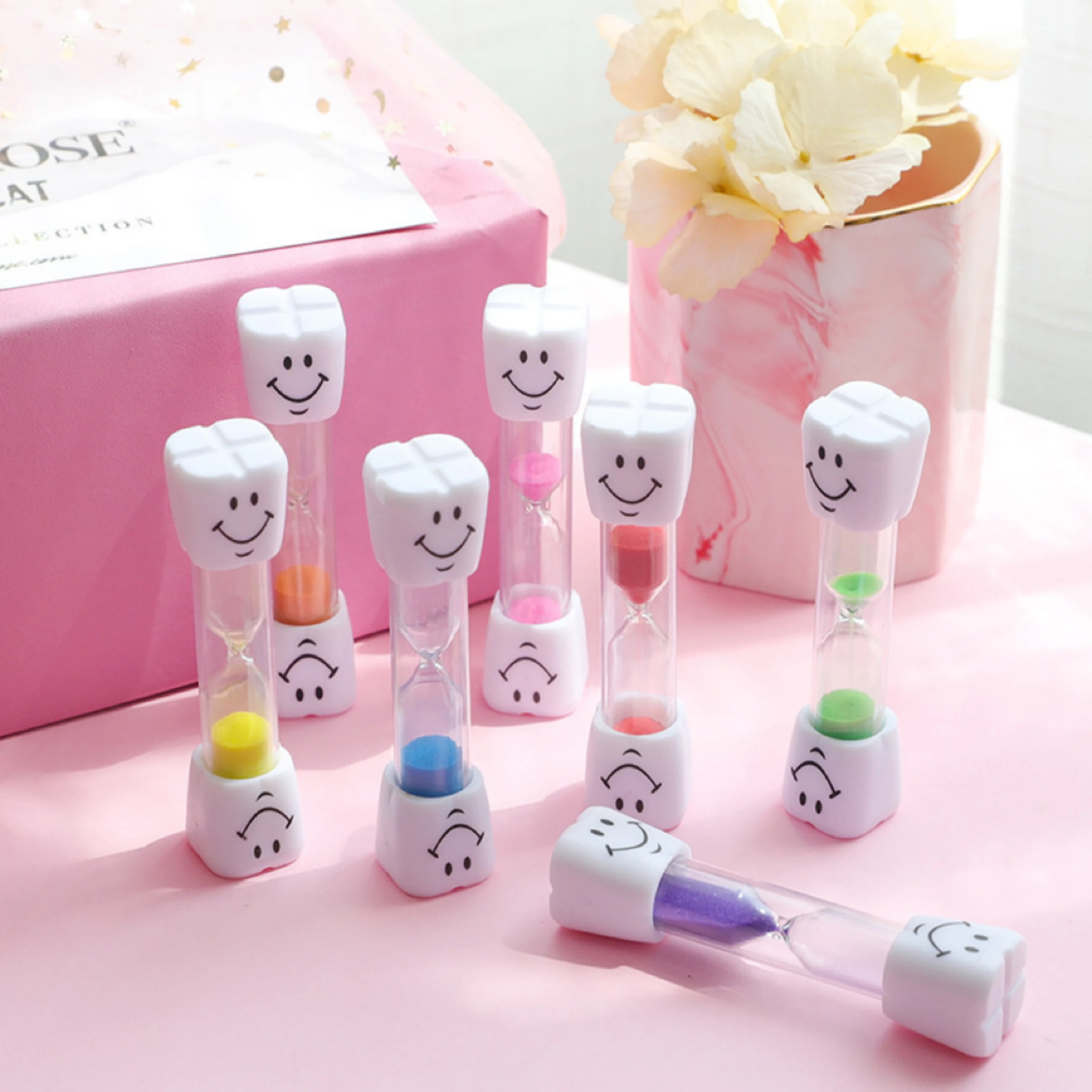 Sanduhr Sanduhr 3 Minuten Sanduhr Dental Kinder Sandglas Bürsten Timer für Kinder Kinder Geschenk Sanduhr Dekoration nach Hause