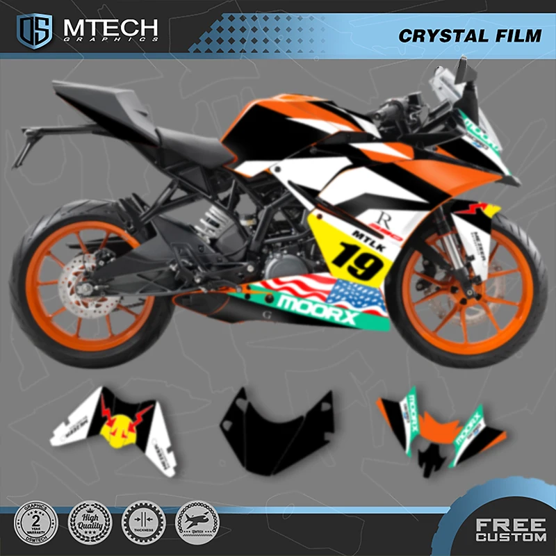 

DSMTECH Motorcycle Graphics For KTM RC250 390 2014 2015 2016 Decals Stickers Kits 002