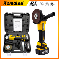 Kamolee 20V 100mm/125mm 4/5 inches Brushless Cordless Electric Angle Grinder Speed Cutting  Compatible For Makita 18V Battery